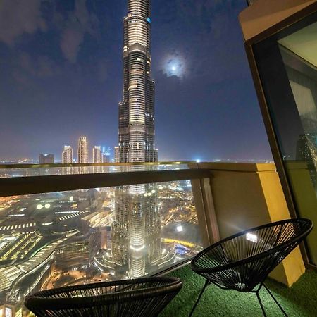 First Class 3Br With Full Burj Khalifa And Fountain View Dubai Bagian luar foto