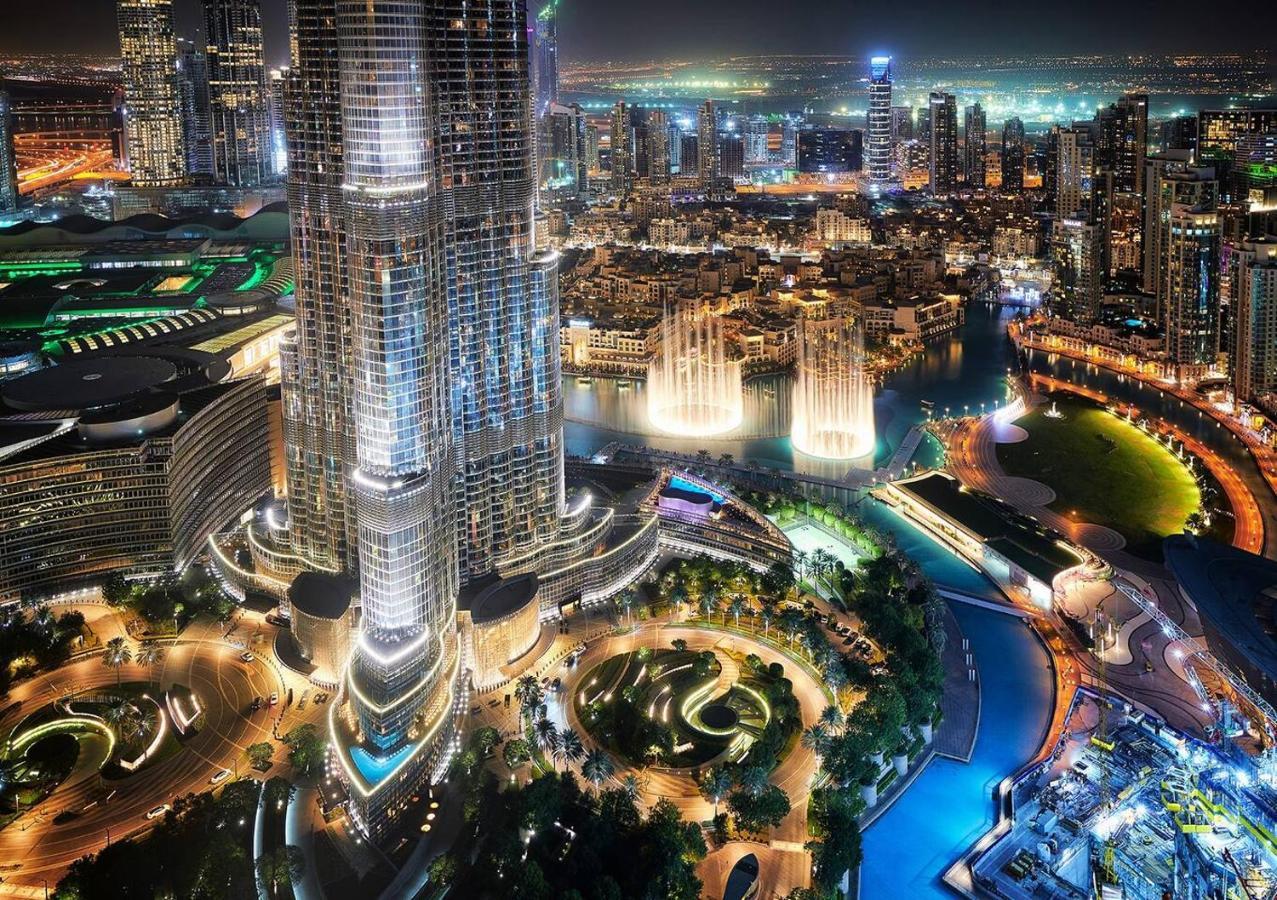 First Class 3Br With Full Burj Khalifa And Fountain View Dubai Bagian luar foto