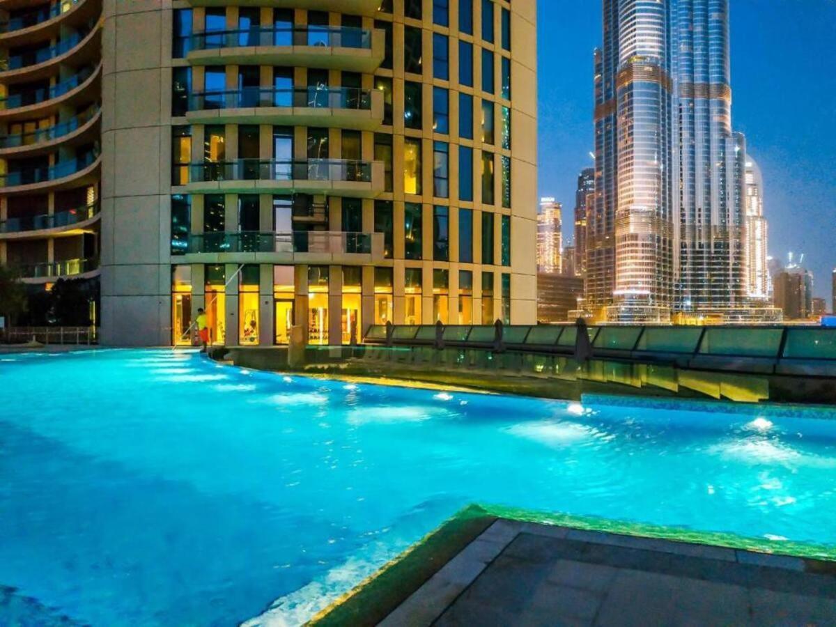 First Class 3Br With Full Burj Khalifa And Fountain View Dubai Bagian luar foto