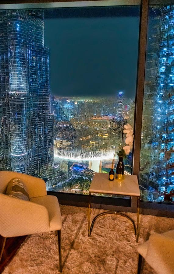 First Class 3Br With Full Burj Khalifa And Fountain View Dubai Bagian luar foto