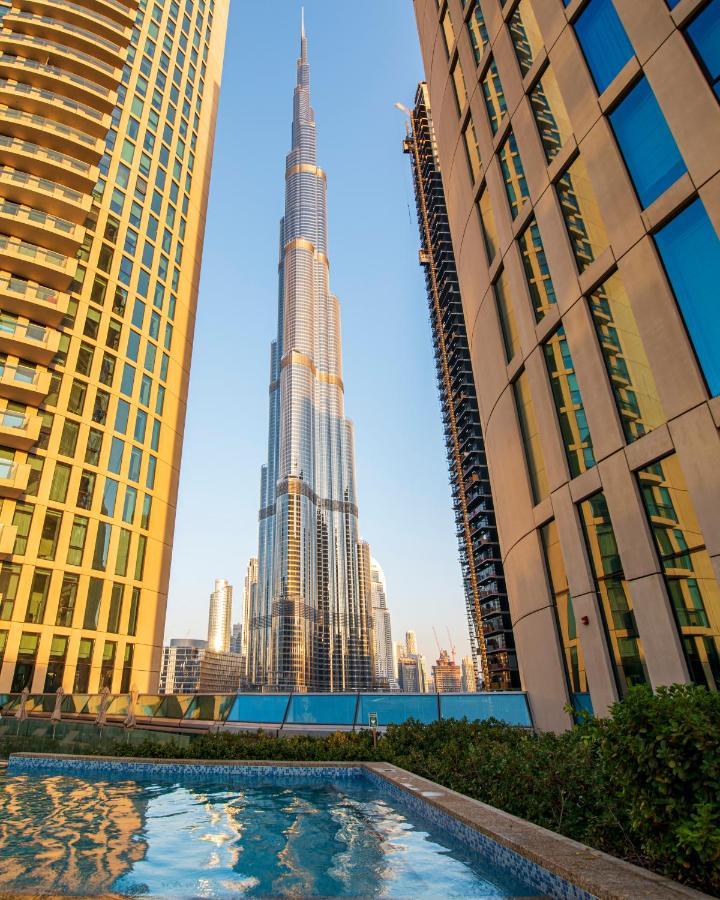 First Class 3Br With Full Burj Khalifa And Fountain View Dubai Bagian luar foto
