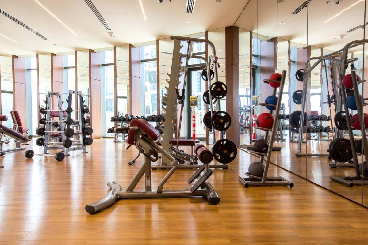 First Class 3Br With Full Burj Khalifa And Fountain View Dubai Bagian luar foto