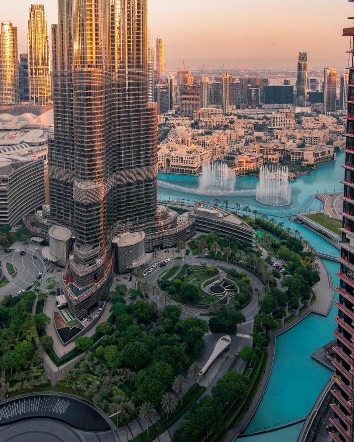 First Class 3Br With Full Burj Khalifa And Fountain View Dubai Bagian luar foto
