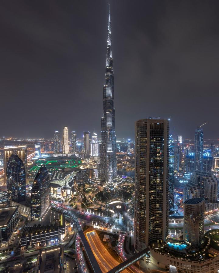 First Class 3Br With Full Burj Khalifa And Fountain View Dubai Bagian luar foto