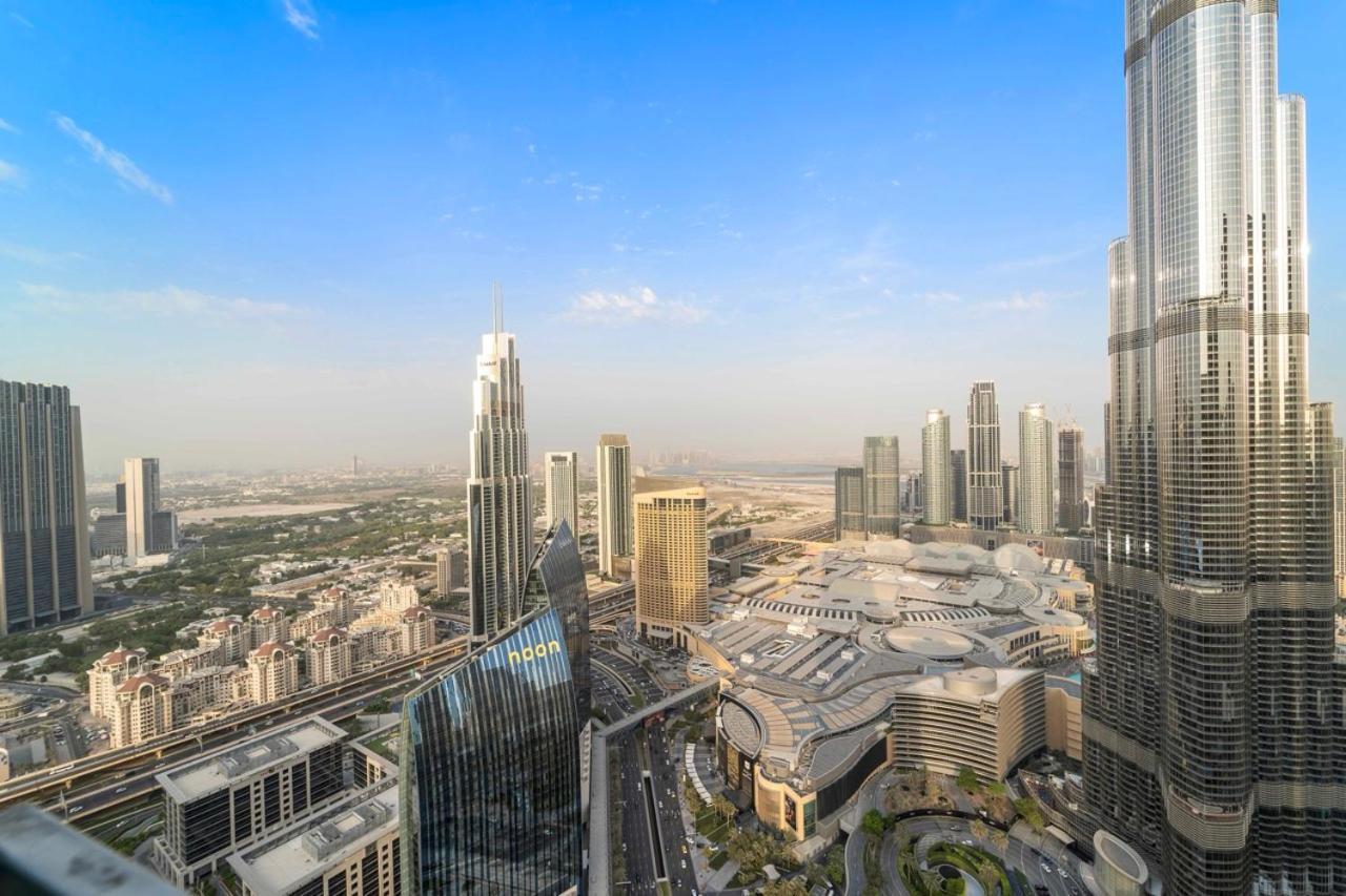 First Class 3Br With Full Burj Khalifa And Fountain View Dubai Bagian luar foto