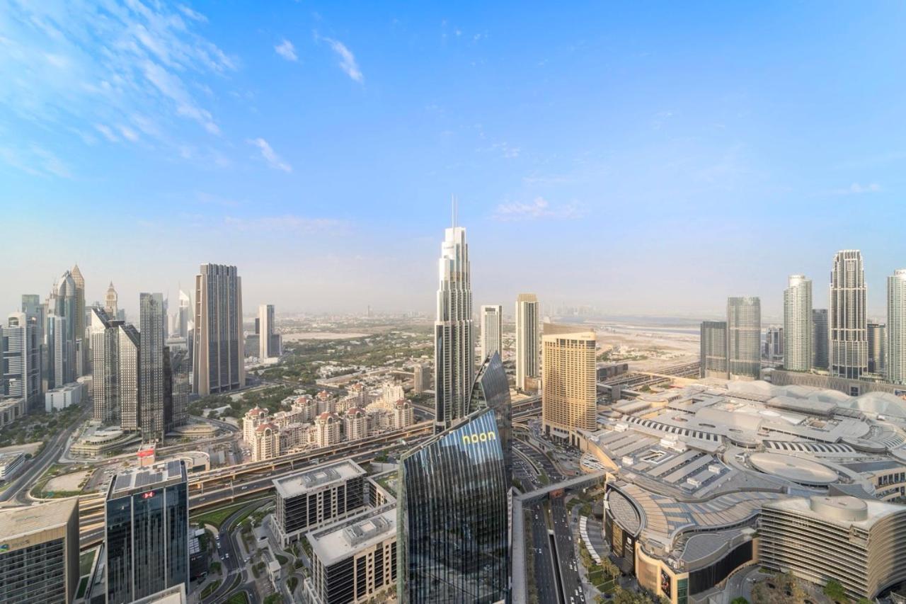 First Class 3Br With Full Burj Khalifa And Fountain View Dubai Bagian luar foto