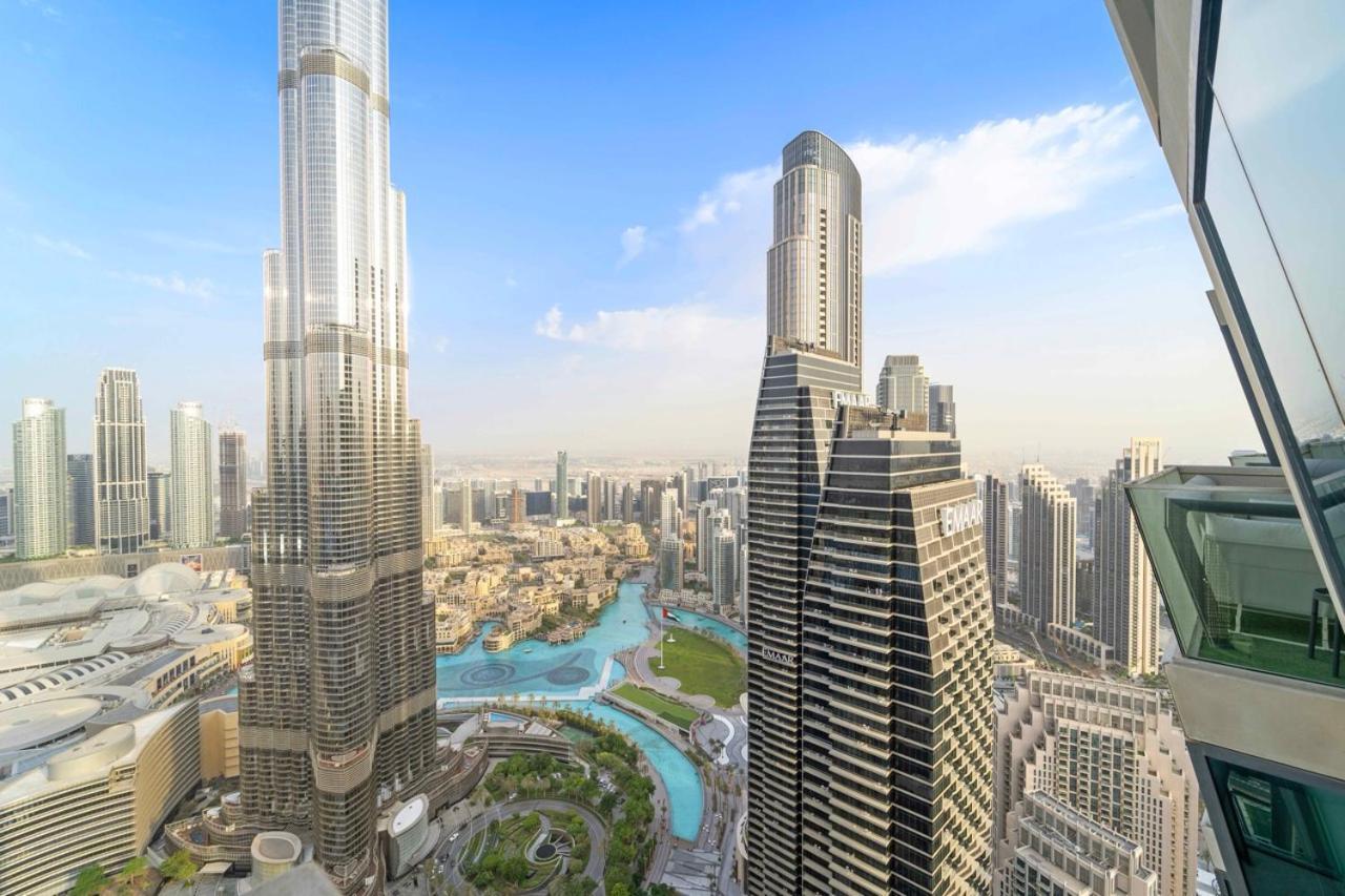 First Class 3Br With Full Burj Khalifa And Fountain View Dubai Bagian luar foto