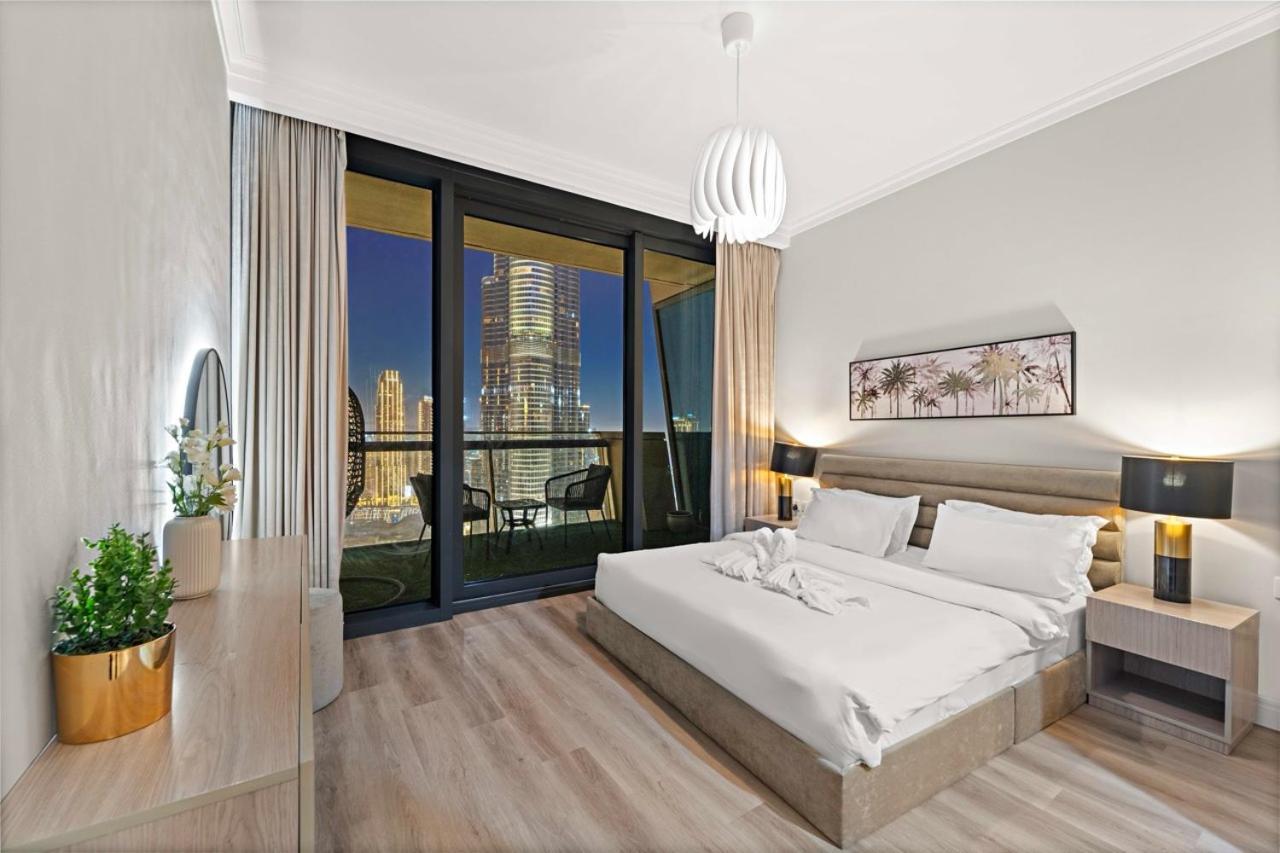First Class 3Br With Full Burj Khalifa And Fountain View Dubai Bagian luar foto