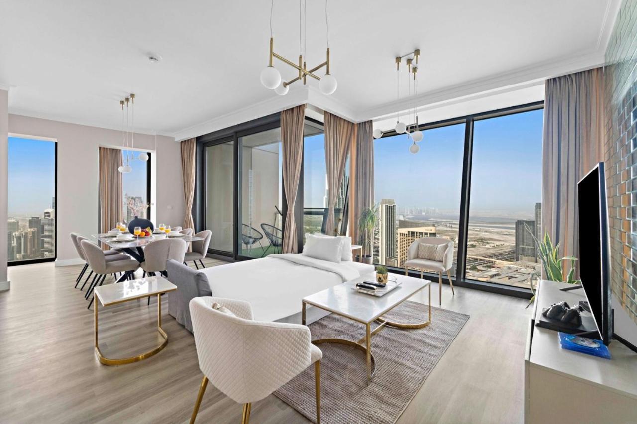 First Class 3Br With Full Burj Khalifa And Fountain View Dubai Bagian luar foto